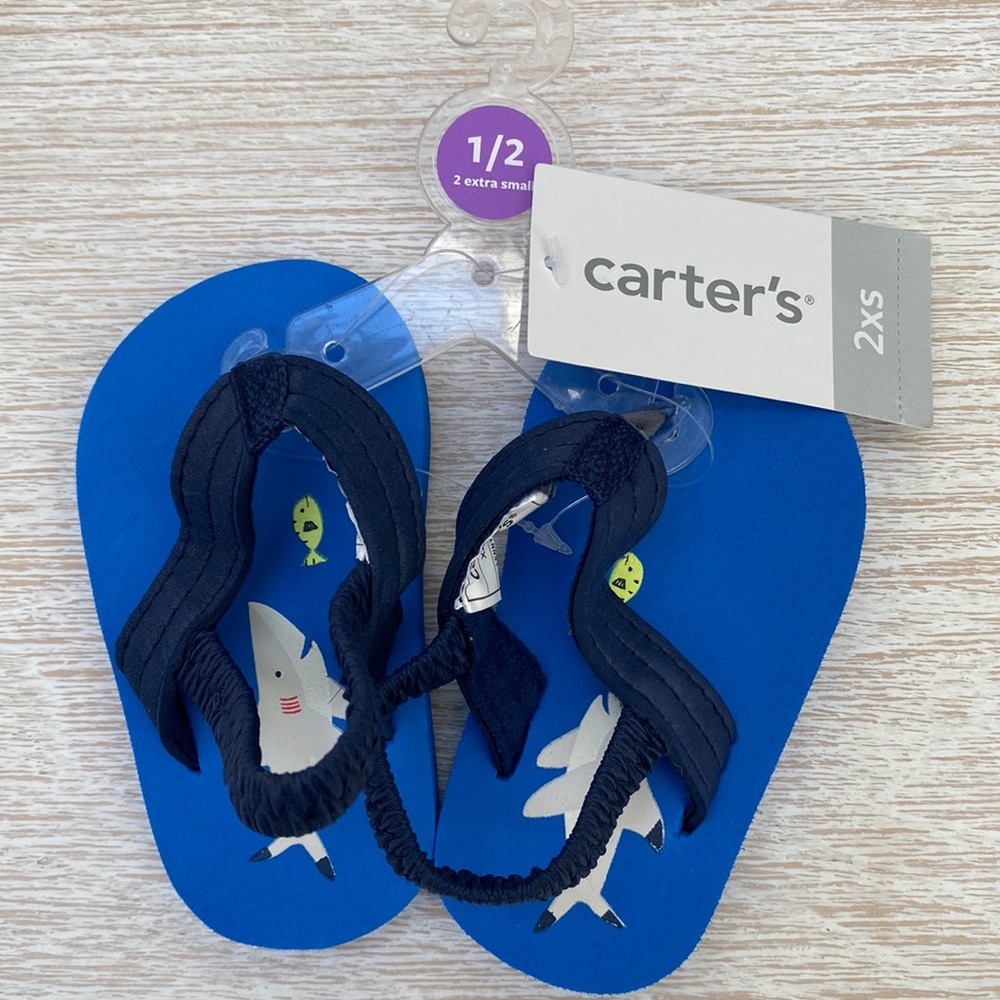 Carter’s Shark Flip Flop Sandals